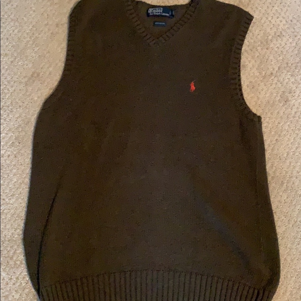 Men’s Polo V Neck Pullover Vest